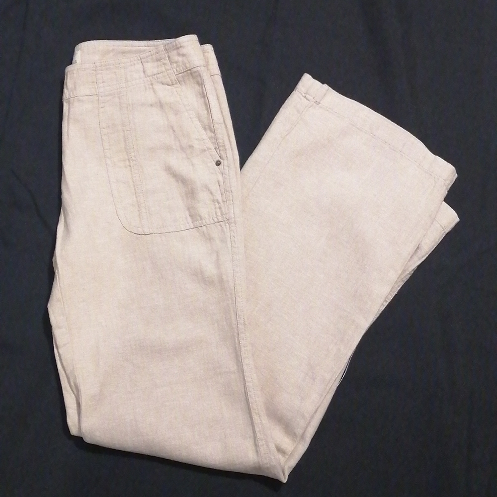 Dept 222, ladies lightweight ,  tan  trousers ,size 4